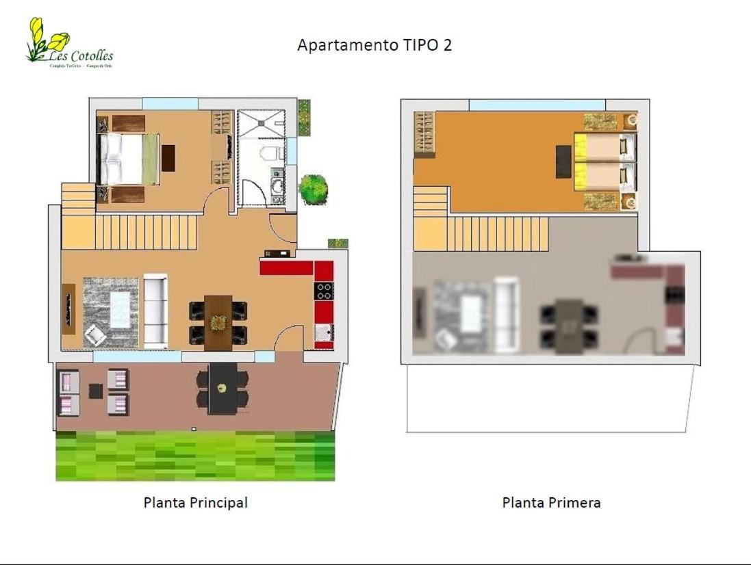 Complejo Turistico Les Cotolles Appartement Onís Buitenkant foto